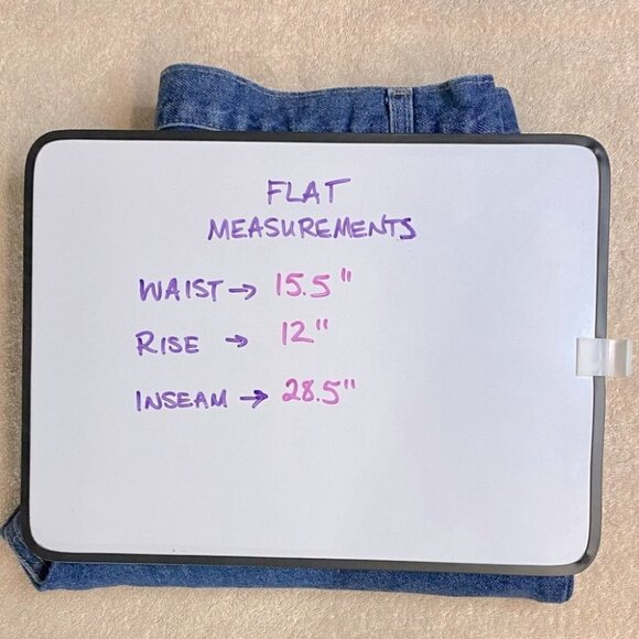 French Dressing Hight Waist Tapered Mom Jeans Without Back Pockets 14P - Picture 5 of 12